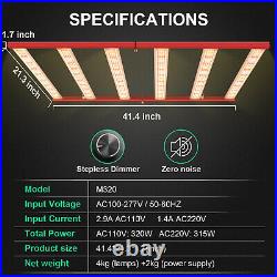 AGLEX M320 LED Grow Light 6Bars Full Spectrum for Commercial Indoor Plants