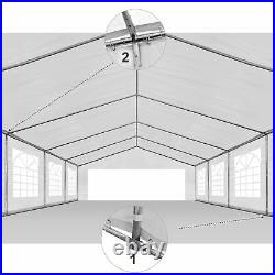 AMERICAN PHOENIX Party Tent 16x32 Heavy Duty Blue Commercial Fair Large Canopy