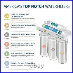 APEC WATER SYSTEMS 5 Stage 50 GPD Reverse Osmosis RO Water Filter System ROES-50