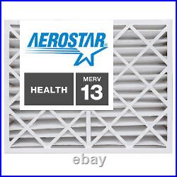 Aerostar 16x25x4 Commercial HVAC Filter Merv 13, Box of 12