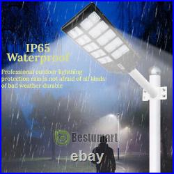 All in One Set 990000000LM 1000W Commercial Solar Street Light Dusk to Dawn+Pole