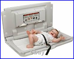 Alpine Industries Horizontal Mounted Fold Down Commercial Baby Changing Station