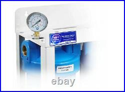 Aquafilter 10 Big Blue BB 3-Stage Whole House Water Filter System Housing