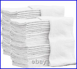 Auto Mechanic Shop Towels 100 Pack Shop Rags 100% Cotton Size 14X14 Commercial