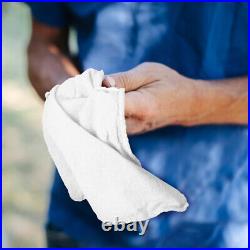 Auto Mechanic Shop Towels Cotton Shop Rags Commercial Grade 25 Pack for Cleaning