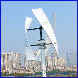 Axis Vertical Helix Maglev Wind Turbine Generator Kits 600W 48V MPPT Controller