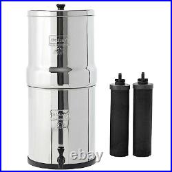 Big Berkey Water System With Black Filters and/or Fluoride Filters (2.5 Gal)