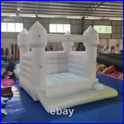 Bounce House Inflatable Castle Jumper Commercial Mini Pastel PVC White 1212 ft