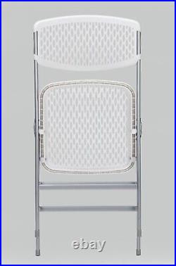 COSCO Ultra Comfort Commercial XL Plastic Folding Chair, 300 lb. Weight