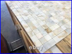 Calacatta Gold Marble Mosaic Tiles Floor/Wall Polished Marble Tile 50x50x10mm
