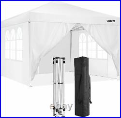 Canopy Gazebo Pop-up Tent 10x10'' Commercial Instant Shelter Wedding Tent
