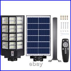 Commercial 100000000000LM 1600W Solar Street Light IP67 Dusk to Dawn Sensor+Pole