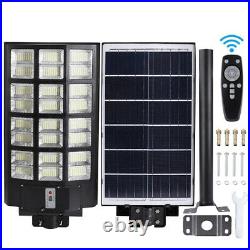 Commercial 10000000000LM 1600W Solar Street Light IP67 Security Road Lamp+Pole