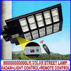 Commercial 10000000000LM Dusk to Dawn Solar Power Street Light Road Lamp with Pole