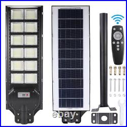 Commercial 10000000000LM LED Solar Street Light IP67 Outdoor Area Road Lamp+Pole