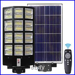 Commercial 100000000LM Dusk to Dawn Solar Power Street Light IP67 Road Lamp+Pole