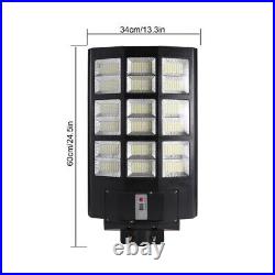 Commercial 1000000LM LED Outdoor Dusk to Dawn Solar Street Light IP67 Road Lamp