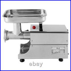 Commercial 176LBS/H Steel Meat Grinder 2 Knifes Butcher Shop Durability 250W