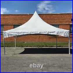 Commercial 20' x 20' High Peak Tent Event Party Canopy Waterproof Vinyl Gazebo