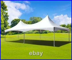 Commercial 20' x 30' High Peak Tent Wedding Event Vinyl Canopy Waterproof Gazebo