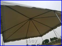 Commercial 20x20' Frame Tent White Vinyl Weekender West Coast Event Party Canopy