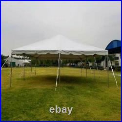 Commercial 20x30' Frame Tent White Vinyl Weekender West Coast Event Party Canopy