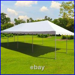 Commercial 20x40' Frame Tent White Vinyl Weekender West Coast Event Party Canopy