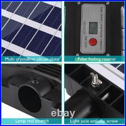 Commercial 8750000LM 500W Solar Street Light IP65 Dusk to Dawn Road Lamp + Pole