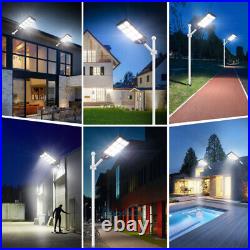 Commercial 900000000LM 1152LED Outdoor Dusk to Dawn Solar Street Light Road Lamp