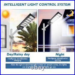 Commercial 90000000LM 1500W Street Light Solar Light Outdoor Dusk Dawn Pole Lamp