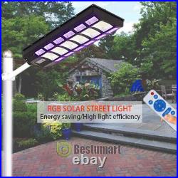Commercial 9900000000LM 1600W Solar Street Light LED Lamp Dusk To Dawn Pole Lamp