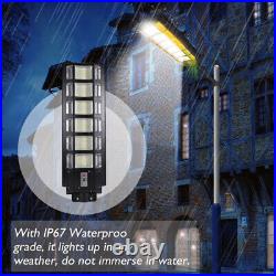 Commercial 9900000000LM 1600W Solar Street Light LED Lamp Dusk To Dawn Pole Lamp