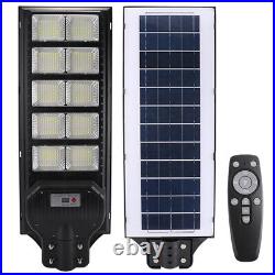 Commercial 990000000LM 1200W LED Solar Street Light IP67 Security Road Lamp+Pole