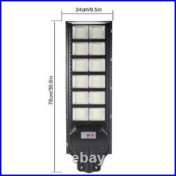 Commercial 990000000LM Solar Street Light LED IP67 Dusk Dawn PIR Sensor + Remote