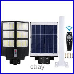 Commercial 99000000LM 1000W Solar Street Light IP67 Dusk to Dawn Road Lamp+Pole