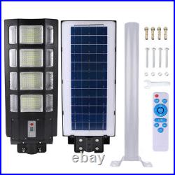 Commercial 99000000LM Solar Street Light LED IP67 Dusk-Dawn PIR Sensor Pole Lamp