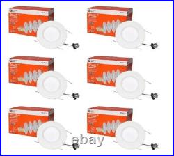 Commercial Electric 5/6 Recessed Color Changing Trim Downlights Pack of 24