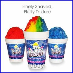 Commercial Ice Shaver Slush Maker Snow Cone Machine with Syrup Samples Shaved Ice