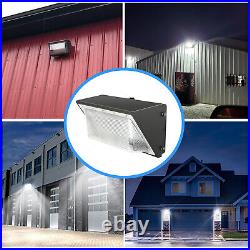 Commercial Industrial 125W Outdoor LED Wall Pack Light Photocell Dusk to Dawn