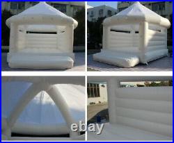 Commercial Inflatable Bounce House Adults Kids With Blower White Princess Castle
