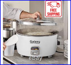 Commercial Kitchen Resto 60 Cup (30 Cup Raw) Electric Rice Cooker Warmer 120V