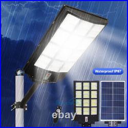 Commercial LED Solar Street Light 9900000000LM 1600W Parking Lot Big Road Lamp