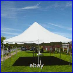 Commercial Party Tent 20x30 Canopy White Vinyl Rental Pole Tent Outdoor Wedding