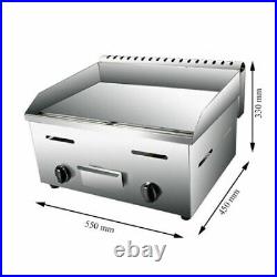 Commercial Small LPG Gas Griddle Barbeque Plate