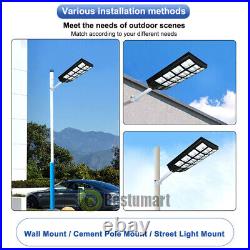Commercial Solar Light 900000000LM Street Light IP67 Dusk to Dawn Road Pole Lamp