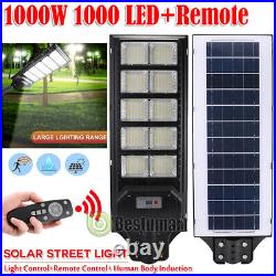 Commercial Solar Light 990000000LM Street Light Dusk to Dawn IP67 Road Pole Lamp
