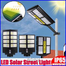 Commercial Solar Street Flood Light LED Lamp Outdoor Area Dusk To Dawn Wall Lamp