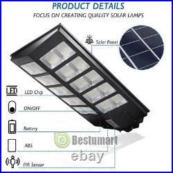 Commercial Solar Street Light 90000000LM 1600W Outdoor Dusk Dawn IP67 Road Lamp