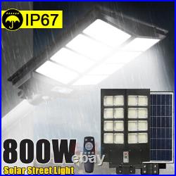 Commercial Solar Street Light 99000000LM High Brightness Parking Lot Road Lamp