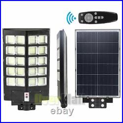 Commercial Solar Street Light Dusk-to-Dawn Outdoor Road LED Lamp Waterproof IP66